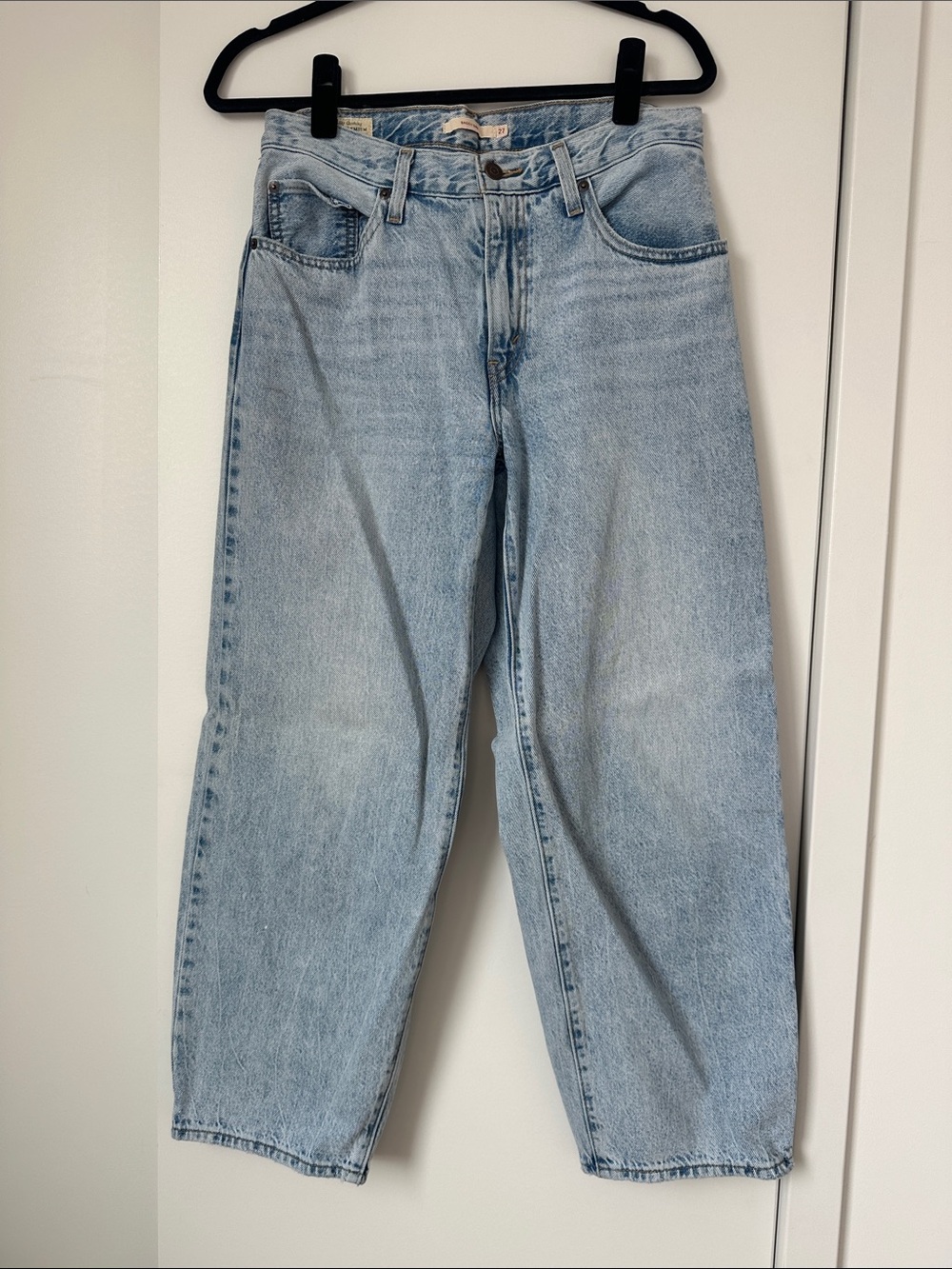 Levi's Light Blue Baggy Dad Relaxed Jeans